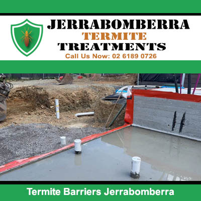 Termite barrier system with posts in Jerrabomberra