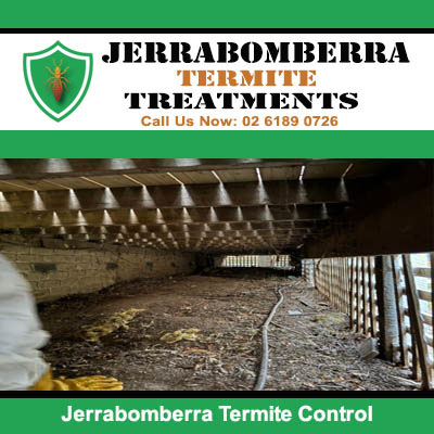 Termite control in underfloor space crawl in Jerrabomberra